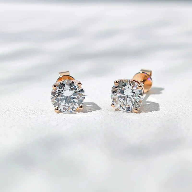 IGI Timanttikorvakorut | 2 x 1.0ct | 14k Täyskultaa (Valko-, Kelta- tai Ruusukulta)