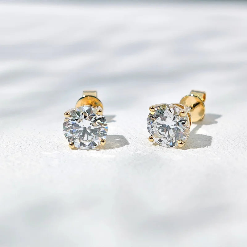 IGI Timanttikorvakorut | 2 x 1.0ct | 14k Täyskultaa (Valko-, Kelta- tai Ruusukulta)