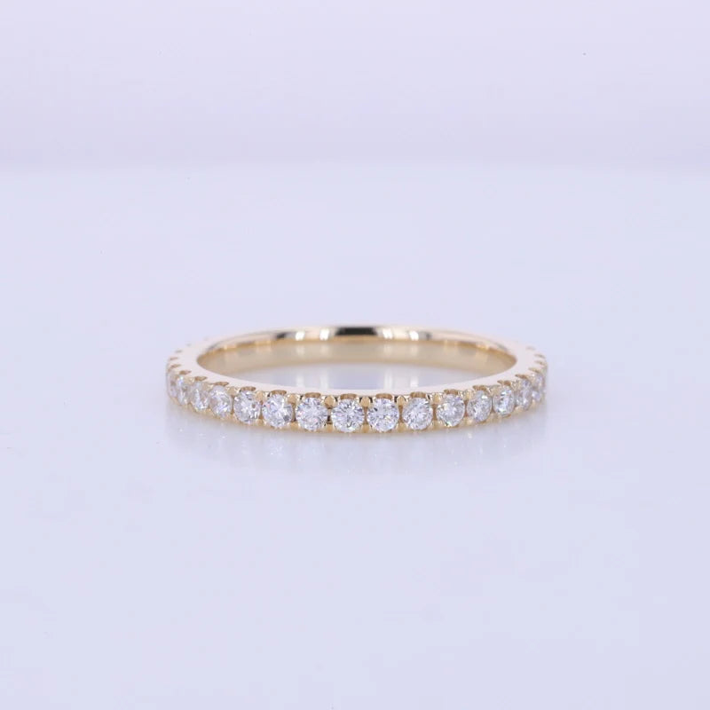 Siro 1.7mm timanttisormus laboratoriotimanteilla – 14K keltakultaa