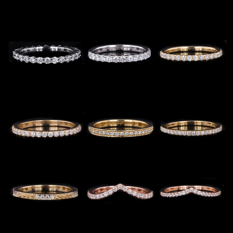 1.7mm Siro Timanttisormus – 14K Keltakultaa | Round Cut Lab Grown Diamond