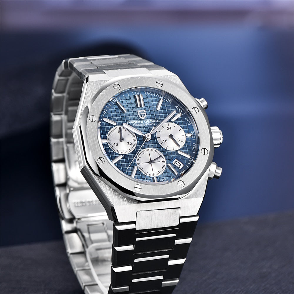 PAGANI DESIGN Quartz watch chronograph 200m waterproof