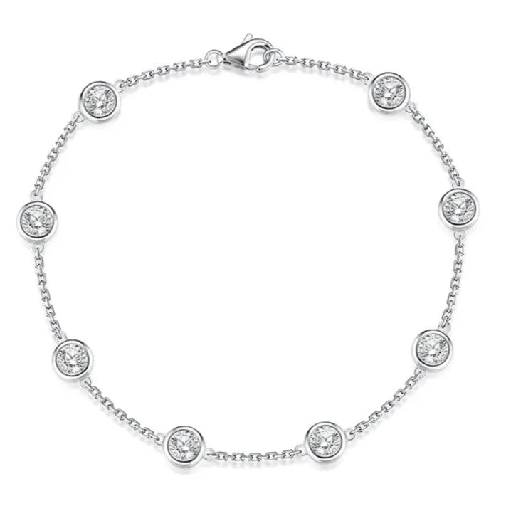 Elegant Moissanite Diamond Bracelet