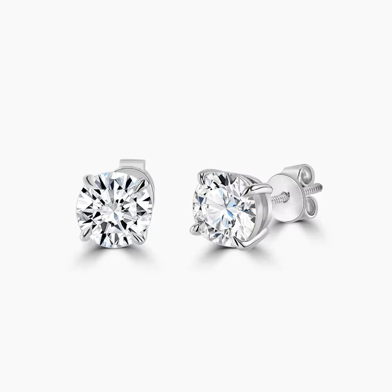 IGI Timanttikorvakorut | 0.3ct / 0.5ct / 1.0ct | 14k Kulta (Valko-, Kelta- tai Ruusukulta) | Briljanttihionta